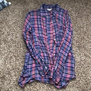 Lucky Brand plaid tunic
